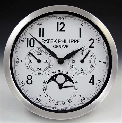 wall clock patek philippe|patek philippe enamel.